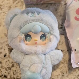 Viral YOOKI in Light Blue Bear Costume